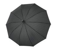 DOPPLER - Carbonsteel Long AC gents print / Herren gemustert Tender Stripe schwarz/schwarz