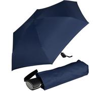 Doppler Taschenschirm Fiber Micro Flat 5 cm mit Auf-Zu-Automatik Navy