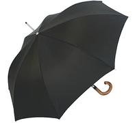 Doppler Manufaktur Herren Stockschirm Diplomat Oxford Holzgriff schwarz