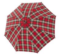 Doppler Manufaktur Zürs Rustika Stockschirm 91 cm karo (23145-13-1) rot