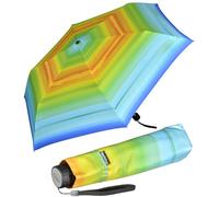 DOPPLER - Taschenschirm Fiber Havanna Happy Green Limited Grün