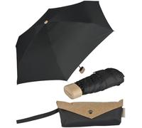 Doppler Nature Mini Taschenschirm 18 cm schwarz