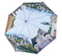 Doppler Regenschirm Art Collection Long Automatic Salzburg blau mehrfarbig