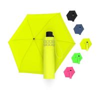 Doppler Fiber Havanna Taschenschirm 23 cm gelb