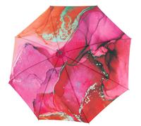 Doppler Carbonstahl Long Stockschirm 89 cm Pink Einfarbig Polyester wasserabweisend für Erwachsene Outdoor Regen Schutzhülle