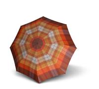 Doppler Stockschirm Carbonsteel Long Automatic braun/bunt karo