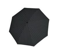 DOPPLER - Taschenschirm Carbonsteel Magic Gents Print/He Tender Stripe schwarz/natur