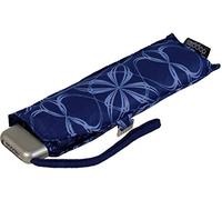 Doppler Taschenschirm Carbonsteel Slim Blomm blau