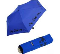 Doppler Taschenschirm Fiber Havanna Fancy Cat´s - Blau