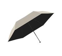 Doppler Taschenschirm Zero,99 Flat in Macadamia Beige mit UV Schutz I Ultra leichter Regenschirm I Kleiner Schirm I Mini Regenschirm I Leicht zu Öffnen I Flach & kompakt I Taschenregenschirm windproof