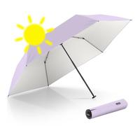 Doppler zero extrem leichter Mini Damen Taschenschirm UV-Schutz Ultra Sun - orchid lilac-ivory
