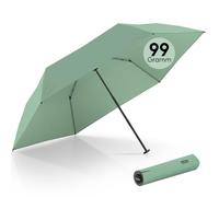 Doppler Taschenschirm zero99 – leichter Mini-Regenschirm – Malachitgrün