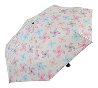 Doppler UV-Schutzschirm Carbonsteel Mini XS Damen Taschenschirm klein und stabil - Blüten bunt