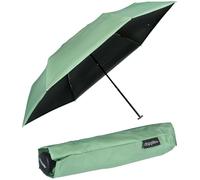 Doppler Zero extrem Leichter Mini Damen Taschenschirm UV-Schutz Ultra Sun - Malachite Green-Black