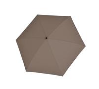 Doppler Zero Magic Regenschirm, faltbar, automatisch, windfest, Taupe | Automatik Faltschirm mit einem Knopf öffnen und schließen, winddicht, kompakt ca. 184 g, mit Tasche