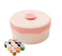 Dopsyesn Kleine Nähbox | Kompakte tragbare magnetische Box - Bastel- und Handarbeitsset,für Reise und Hobby Bastelarbeiten Zuhause Handarbeit Übung Kunst Indoor Geschicklichkeitsentwicklung