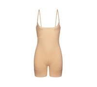Dorina ABSOLUTE SCULPT Formender Romper für Damen - Hohe Stützkraft, Offene Brust, Nahtlos, Mittellang (Mid-Thigh), Verstellbare Multi-Way-Träger, Offener Zwickel, Beige