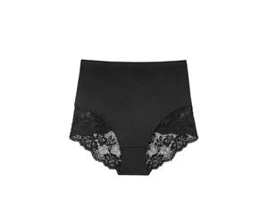 Dorina Brigitte Formslip - Medium Control, Bauchkontrolle, Spitze am Beinausschnitt, Mittelhoher Sitz, Schwarz