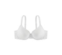Dorina Damen T-Shirt BH Adele Alltag Basic Komfort Leicht gepolsterter Bügel BH, D17165A Weiß (White), 70D