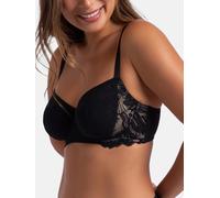 Dorina "Delia" Curves, Jacquard-Mikrogewebe mit Spitze (51396241-80) schwarz