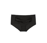 Bikini-Hose DORINA "FIJI", Damen, Gr. XXL, N-Gr, schwarz, Obermaterial: 67% Polyester, 19% Elasthan, 14% Polyamid, unifarben, Badehosen Bikini-Hose, Curves, leicht Raffung vorn (17944947-XXL) schwarz