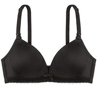 Still-BH DORINA "MAY", Damen, Gr. 80, Cup B, schwarz, Obermaterial: 84% Polyamid, 16% Elasthan, BHs, leicht gepolstert, ohne Bügel, mit Stillclips (16321451-80) schwarz