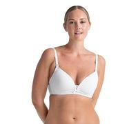 Still-BH DORINA "MAY", Damen, Gr. 85, Cup B, weiß, Obermaterial: 84% Polyamid, 16% Elasthan, feminin, BHs, leicht gepolstert, ohne Bügel, mit Stillclips (81646611-85) weiß