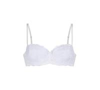 Dorina Perfect Lace Balconette-Bügel-BH - Leicht Gepolsterte Cups für Natürliche Form - Verstellbarer Lift & Schmeichelhafte Silhouette, Weiß