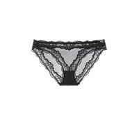 Dorina Slip Origins - Glitzer-Punkt-Mesh & Spitzenbesatz mit Elegantem Detail, Schwarz