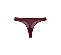 Dorina Tanga Origins - Tiefer Bund Vorne, Hoher Beinausschnitt, Glitzer-Mesh, Rot
