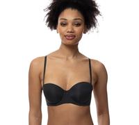 Dorina Balconette BH für Damen, leicht gepolsterter Bügel Bandeau, mit abnehmbaren Trägern, Michelle/ECO Balcony, Schwarz, 75C