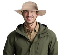 DORRISO Gartenhut Herren Damen Hut Buschhut Safarihut Sonnen Hut Unisex UV Schutz UPF 50+ Fischerhut Buschhüte Bergsteigen Campinghut Trekking Radfahren Wandern Khaki Braun