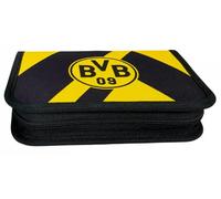 Dortmund Borussia Federmappe - Field - schwarzgelb | gefüllt | Schuletui | BVB 09 - Plus Lesezeichen Wir lieben Fußball