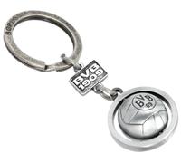 Dortmund Borussia Schlüsselanhänger - 3D Ball - Anhänger Retroball | Metall | BVB - Plus Lesezeichen Wir lieben Fußball