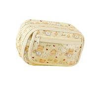 DOSERTY Federmäppchen mit großer Kapazität, Cartoon-Bär, Federmäppchen, 9-lagig, ästhetisches Schreibwaren, Schulbedarf, schöne Hülle, Cartoon-Bär-Aufbewahrung, große Kapazität, Stift für Mädchen, B