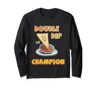 Double Dip Champion Chip Salsa Albern Lustig Langarmshirt