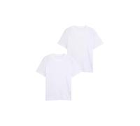 TOM TAILOR Herren 1048393 T-Shirts aus Baumwolle im 2er-Pack, 20000-White, XL