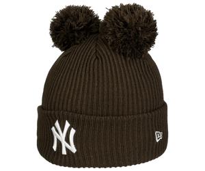 Double Pom MLB Yankees Beanie by New Era braun One Size