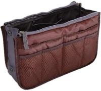 Double Zipper Handbag Travel Cosmetic Storage Bag Makeup Organizer Nice processing