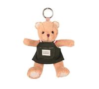 Doudou et Compagnie - 1 Schlüsselanhänger Plüsch Bär Gärtner - 14 cm - Botanische Kollektion - Zubehör für Plüschtaschen mit Gießkanne - Geschenkidee für Erwachsene und Kinder Liebhaber der Natur
