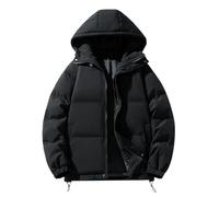 Doudoune Chaude D'hiver Pour Femme Homme Mode Veste Matelassée Manteau À Capuche Hiver Épaissir Parka Veste Chaude Blousons Avec Fermeture À Glissière Coupe Vent Manteaux Fille,S