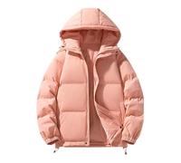Doudoune Chaude D'hiver Pour Femme Homme Mode Veste Matelassée Manteau À Capuche Hiver Épaissir Parka Veste Chaude Blousons Avec Fermeture À Glissière Coupe Vent Manteaux Fille,M