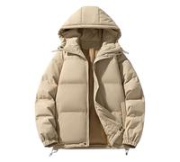 Doudoune Chaude D'hiver Pour Femme Homme Mode Veste Matelassée Manteau À Capuche Hiver Épaissir Parka Veste Chaude Blousons Avec Fermeture À Glissière Coupe Vent Manteaux Fille,M