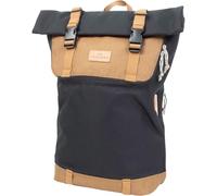 Doughnut Christopher Euro 18 - Rolltop Rucksack 45 cm black x khaki