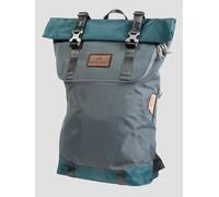 Doughnut Jungle Christopher Rolltop Rucksack grau/grün