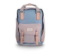 Doughnut Macaroon Rucksack beige/blau, Nylon, Unisex, 16L