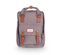 Doughnut Rucksack, Macaroon, mehrfarbig, 16 l, für Reisen, Schule, Damen, Uni, Mädchen, leicht, für Pendler, Freizeit, Tagesrucksack, lavendel (Grau) - D010-0075-F