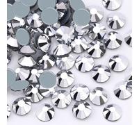 Dowarm Hotfix-Kristall-Strasssteine SS16, 4,0 mm, Hotfix-Kristalle zum Basteln, Kleidung, flache R?ckseite, Glaskristall zur Dekoration, runde Ed