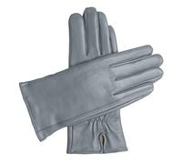Downholme Klassische Lederhandschuhe mit Innenfutter aus Kaschmir für Damen (Grau, XL)