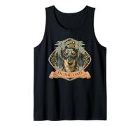Doxie Dad Black and Tan Dackel Tank Top